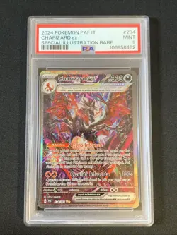 Pokemon TCG PSA 9 CHARIZARD EX 234/091 Destino di Paldea - 2024 ITA ITALIANO - Image 1