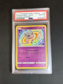 Pokemon TCG PSA 10 SHINING MEW HOLO 40/73 SHINING LEGEND - 2017 ENG ENGLISH - Image 1