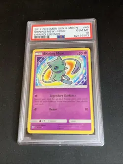 Pokemon TCG PSA 10 SHINING MEW HOLO 40/73 SHINING LEGEND - 2017 ENG ENGLISH - Image 2