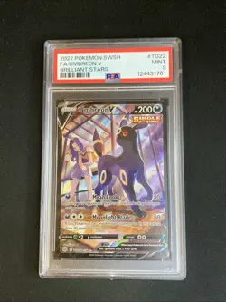 Pokemon TCG PSA 9 UMBREON V TG22/TG30 BRILLIANT STARS - 2022 ENG ENGLISH MINT - Image 1