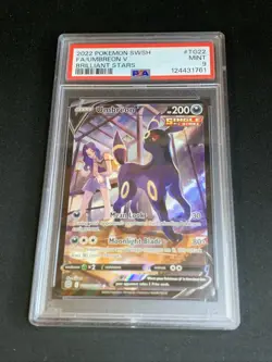 Pokemon TCG PSA 9 UMBREON V TG22/TG30 BRILLIANT STARS - 2022 ENG ENGLISH MINT - Image 2