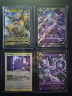 Pokemon Sword & Shield Pokemon GO Mixed Hits Lot, Mewtwo, Charizard, Dragonite.. - Image 2