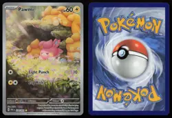 Pawmi 226/091 Illustration Rare Paldean Fates Pokemon NM - Image 3
