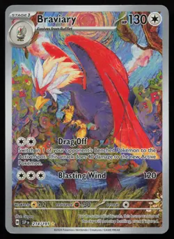 Braviary 214/191 Illustration Rare Surging Sparks Pokemon NM - Image 1