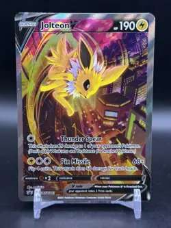 Jolteon V SWSH183 Sword & Shield Black Star Promo Pokemon English NM- - Image 1