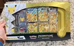 Pokemon Pikachu V-Union Special Collection Kit Promo Oversized 25th Anniversary - Image 1