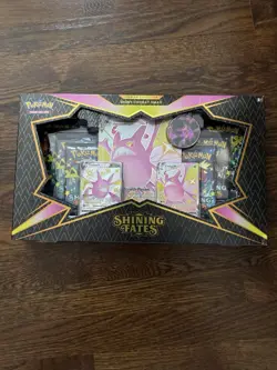Pokemon Shining Fates CroBat Vmax Box Premium Collectors - FACTORY SEALED - Image 1