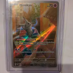 Pokemon TCG Mimikyu SVP 075 Paldean Fates Holo Black Star Promo - Image 3