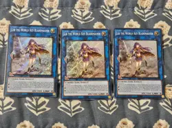 Lib the World Key Blademaster x3 Secret Rare BLMM-EN159 Yugioh - Image 1
