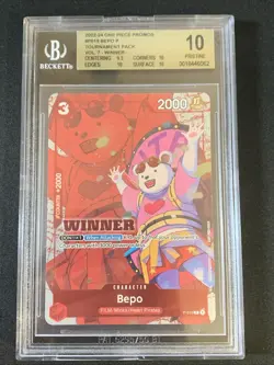 One Piece BGS 10 BEPO P-019 - ENG ENGLISH WINNER - Image 1