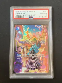 ONE PIECE PSA 10 USO-HACHI ST18-001 C SP - 2025 ENG ENGLISH - Image 1
