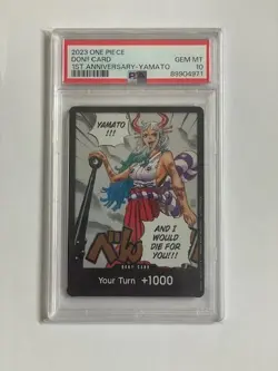 One Piece TCG PSA 10 DON!! 1st Anniversary - YAMATO - 2023 ENG - Image 1