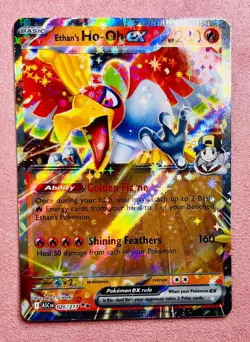 Ethan's Ho-Oh ex | 026/217 | Ascended Heroes | Pokemon Card DR Holo | NM - Image 1