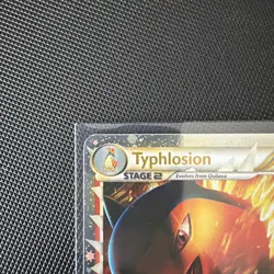 Pokemon Typhlosion TCG Heartgold & Soulsilver Card 110/123 Holo Prime LP - Image 2