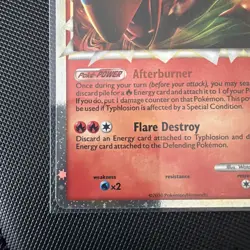 Pokemon Typhlosion TCG Heartgold & Soulsilver Card 110/123 Holo Prime LP - Image 5