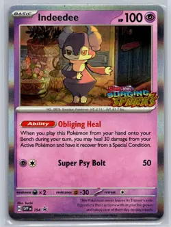 Indeedee - Promo SV: Scarlet & Violet Promo Cards 154 NM - Image 1