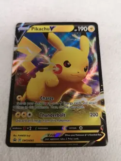 Pikachu V SWSH061 - Full Art Promo Rare Pokemon Card - Image 1