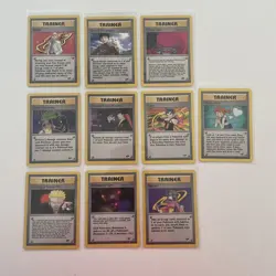 Pokemon TCG Gym Challenge Unlimited Trainer Cards Bundle & energy 27 Rare & un/c - Image 2