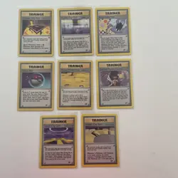 Pokemon TCG Gym Challenge Unlimited Trainer Cards Bundle & energy 27 Rare & un/c - Image 4