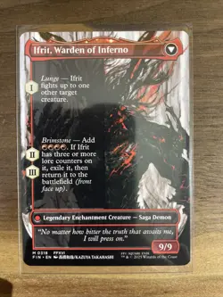 Clive, Ifrit's Dominant (Borderless) Final Fantasy MTG Regular Near Mint - Image 2