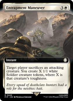 MTG - Entrapment Maneuver - Extended Art - Fallout - Magic the Gathering - Image 1