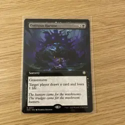 Ominous Harvest | Extended Art | Secret Of Strixhaven | MTG | NM - Image 1