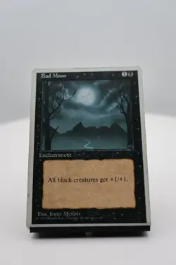 1x Bad Moon HP R Fourth Edition (4ED) MTG Magic the Gathering - Image 1