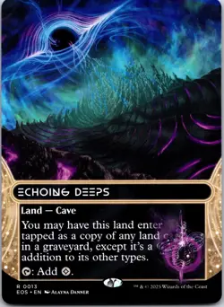 Echoing Deeps (0013) (Borderless) 13 Edge of Eternities: Stellar Sights NM - Image 1