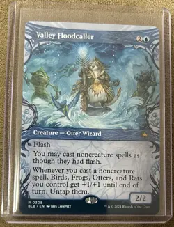 Valley Floodcaller (Showcase) Bloomburrow Regular - Image 1