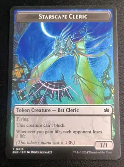 MTG Bloomburrow - Starscape Cleric - Token - Image 1