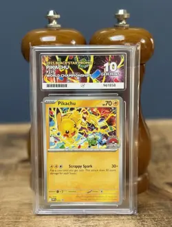 Pokemon Pikachu 2025 World Championships Black Star Promo ‘225’ - Ace 10 ⚡🏆💨 - Image 1