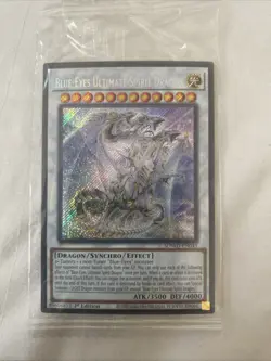 Yugioh Blue-Eyes Ultimate Spirit Dragon SDWD-EN043 Secret Rare 1st Ed SEALED - Image 1