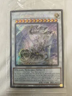 Yugioh Blue-Eyes Ultimate Spirit Dragon SDWD-EN043 Secret Rare 1st Ed SEALED - Image 2