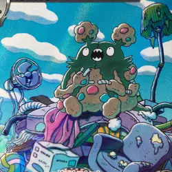 Garbodor 075/066 AR Sv4k: Ancient Roar Korean Pokemon Card TCG Holo Art NM 🇺🇸 - Image 3