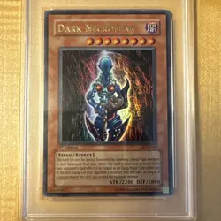 YUGIOH! Labyrinth of Nightmare 1st Edition Dark Necrofear LON-065 PSA 9 New Cert - Image 5