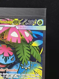 Pokemon Mega Venusaur ex 155/132 Mega Evolution Ultra Rare Full Art Holofoil NM - Image 4
