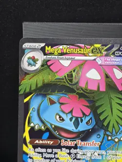 Pokemon Mega Venusaur ex 155/132 Mega Evolution Ultra Rare Full Art Holofoil NM - Image 5