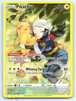 Pikachu TG05/TG30 Pokemon Lost Origin Trainer Gallery Trainer Gallery Rare - Image 1