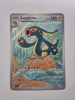 2025 Pokemon TCG English SV Black Bolt Eelektross 115/086 Illustration Rare - Image 1