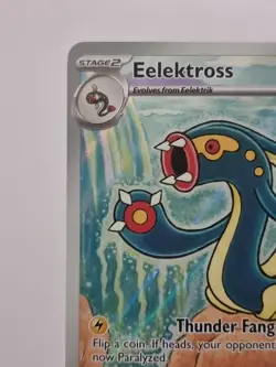 2025 Pokemon TCG English SV Black Bolt Eelektross 115/086 Illustration Rare - Image 2