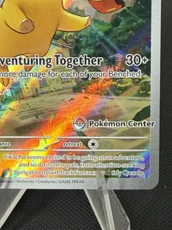 Pikachu SVP 027 Paldea Evolved Pokemon Center ETB Stamped *MP COND CHECK PICS - Image 2