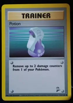 Pokemon TCG-Potion Trainer #122/130-Base Set 2-English NM - Image 1