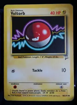 Pokemon TCG-Voltorb #98/130-Base Set 2-English - Image 1