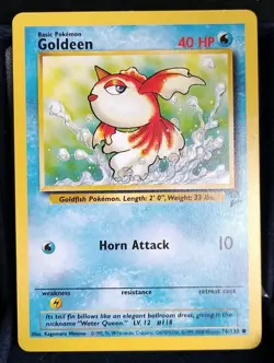 Pokemon TCG Goldeen🐡#76/130-Base Set 2-English NM - Image 1