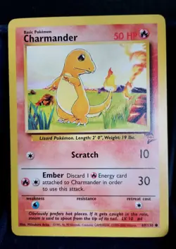 Pokemon TCG Charmander #69/130-Base Set 2-English NM - Image 1