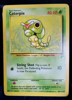 Pokemon TCG Caterpie🐛#68/130-Base Set 2-English NM - Image 1