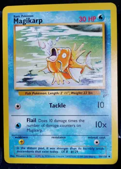 Pokemon TCG Magikarp #50/130-Base Set 2-English NM - Image 1