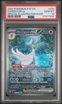 Pokemon Gardevoir EX Special Illustration Rare 233/091 SIR 2024 PAF EN - PSA 10 - Image 1