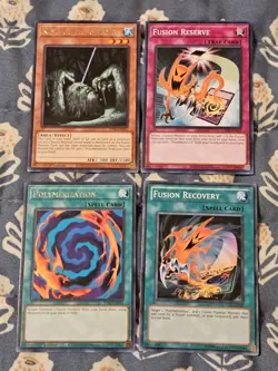 King of the Swamp + Fusion Reserve + Fusion Recovery + Polymerization Set Yugioh - Image 1