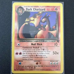Pokemon TCG Dark Charizard Team Rocket 21/82 Regular Rare - Image 1